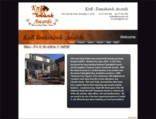Tablet Screenshot of knrawards.com